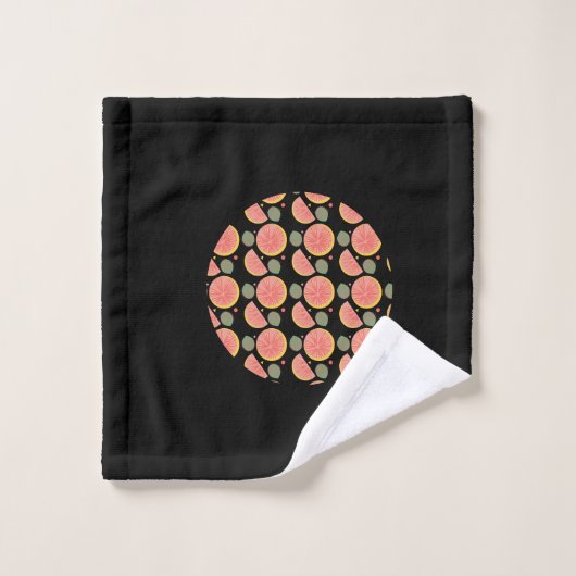 Grapefruit Garden Greenery Fruit Citrus Sinaasappe Bad Handdoek (Wasdoekje)