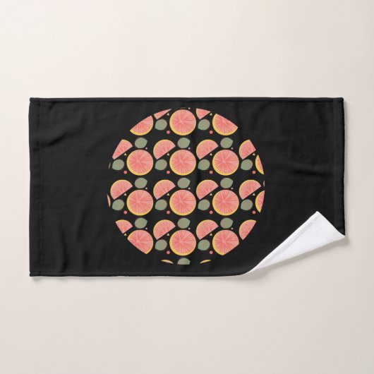 Grapefruit Garden Greenery Fruit Citrus Sinaasappe Bad Handdoek (Handdoek)