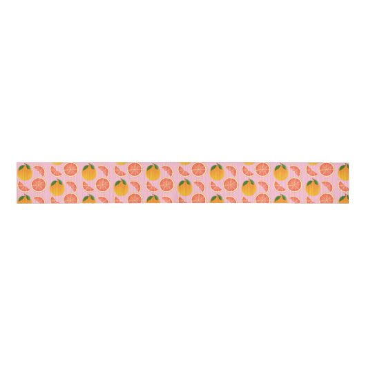 Grapefruit Grosgrain Lint (Voorkant)