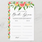 Grapefruit hoe oud was het spel van de bruid en de (Voorkant / Achterkant)