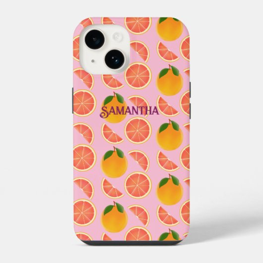 Grapefruit iPhone Hoesje (Achterkant)