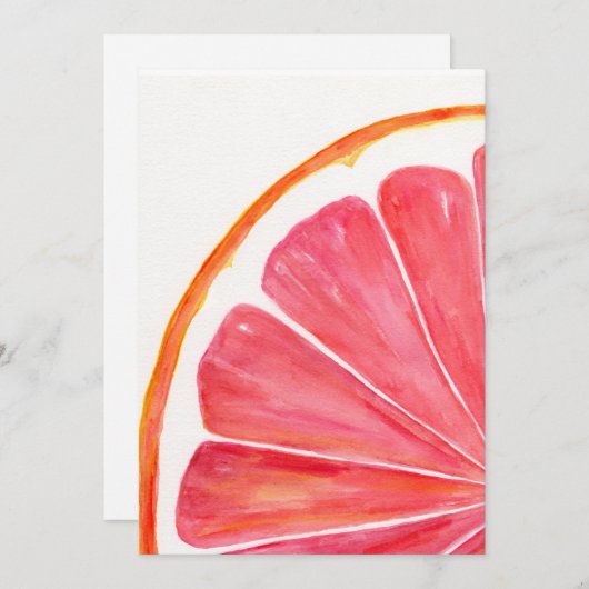 Grapefruit Kaart (Voorkant / Achterkant)