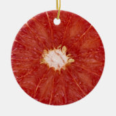 Grapefruit Keramisch Ornament (Voorkant)