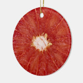 Grapefruit Keramisch Ornament (Links)