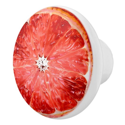 Grapefruit Keramische Knop (Rechts)