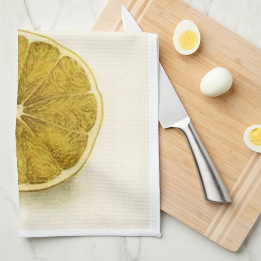 Grapefruit Kitchen Towel Theedoek (Quarter Fold)