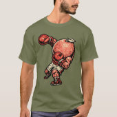 Grapefruit Knockout Puncher — Vintage Retro Bokser T-shirt (Voorkant)