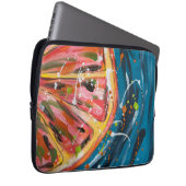 Grapefruit Levendig Fruit Kunst Laptop Sleeve (Voorkant Rechts)