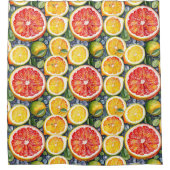 Grapefruit, limoenen en citroenen Citrus thema Douchegordijn (Voorkant)