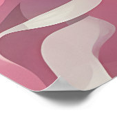 Grapefruit op roze achtergrond, levendig en fris poster (Hoek)