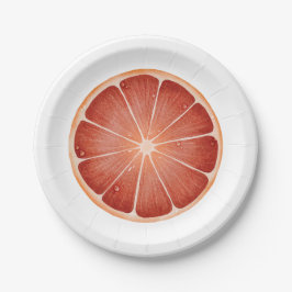 Grapefruit Papieren Bord