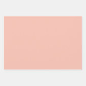 Grapefruit Perzik Glitter Bruiloftsfeest Inpakpapier Vel (Voorkant)