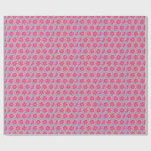 Grapefruit plakjes, levendige paarse motief. cadeaupapier (Vlak)