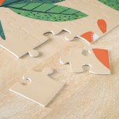 Grapefruit plakjes, modern naadloos patroon. legpuzzel (Zijkant)