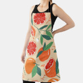 Grapefruit plakjes, modern naadloos patroon. schort (Insitu)