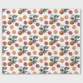 Grapefruit/Sinaasappel Cadeaupapier (Vlak)