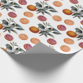 Grapefruit/Sinaasappel Cadeaupapier (Hoek)