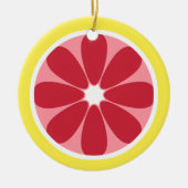 Grapefruit Slice Ornament (Voorkant)