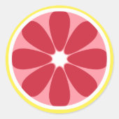 Grapefruit Slice Sticker (Voorkant)