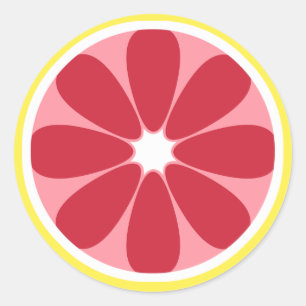 Grapefruit Slice Sticker
