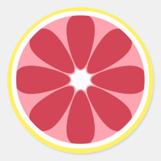 Grapefruit Slice Sticker