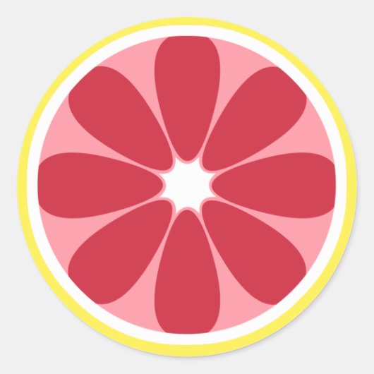 Grapefruit Slice Sticker (Voorkant)