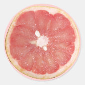 Grapefruit Slice-stickers Ronde Sticker (Voorkant)