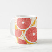 Grapefruit Slices met Bladeren Koffiemok (Voorkant links)