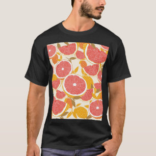 Grapefruit Slices met Bladeren T-shirt