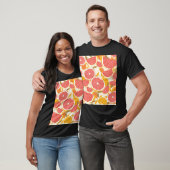 Grapefruit Slices met Bladeren T-shirt (Unisex)