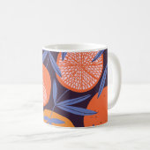 Grapefruit , tropisch fruitpatroon. koffiemok (Voorkant rechts)