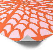 Grapefruit , tropisch fruitpatroon. poster (Hoek)