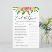 Grapefruit vindt het spel van het gastVrijgezellen (Staand voorkant)