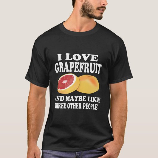 Grapefruit Voordelen Grapefruit Liefde T-shirt (Voorkant)