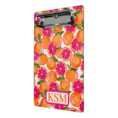 Grapefruit Waterverf monogram Mini Klembord (Angled2)