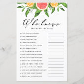 Grapefruit Wie kent mama het beste? Badkamer spel (Voorkant)