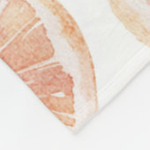 Grapefruit Zomerbries Fleece Deken (Hoek)