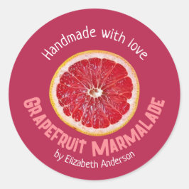 Grapefruitproduct Ronde Sticker