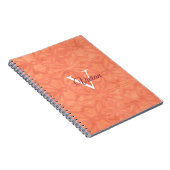 Grapefruitroze Notitieboek (Rechterzijde)