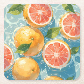 Grapefruitscheut Kartonnen Onderzetters