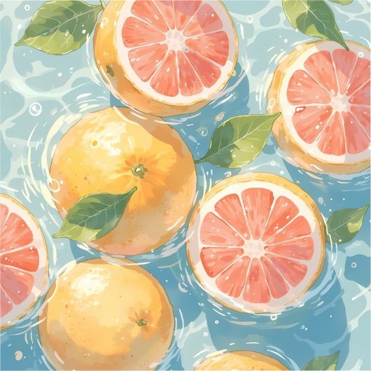 Grapefruitscheut Sticker (Voorkant)