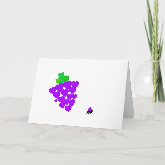Grapefull voor jou! feestdagen kaart (Voorkant)