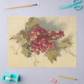 Grapes Against White Wall by Edwin Deakin Tissuepapier (Craft)