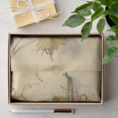 Grapes Against White Wall by Edwin Deakin Tissuepapier (Geschenk)