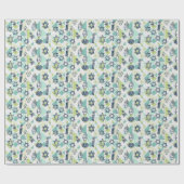 GRAPES EN DREIDELS Hanukkah Chanukah Cadeaupapier (Vlak)