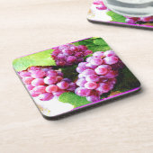 "Grapes Fruit Plant" Kute foto. Bestel nu Bier Onderzetter (Linkerzijde)