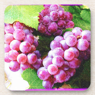 "Grapes Fruit Plant" Kute foto. Bestel nu Bier Onderzetter