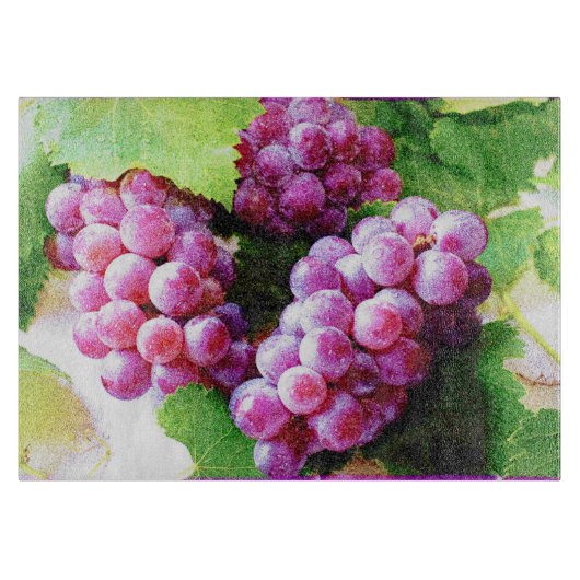 "Grapes Fruit Plant" Kute foto. Bestel nu Snijplank (Voorkant)