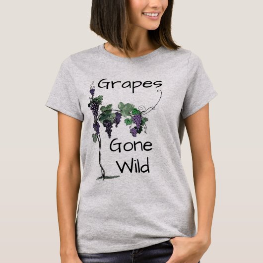Grapes Gone Wild T-Shirt (Voorkant)