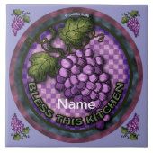 Grapes Kitchen Tegeltje (Voorkant)